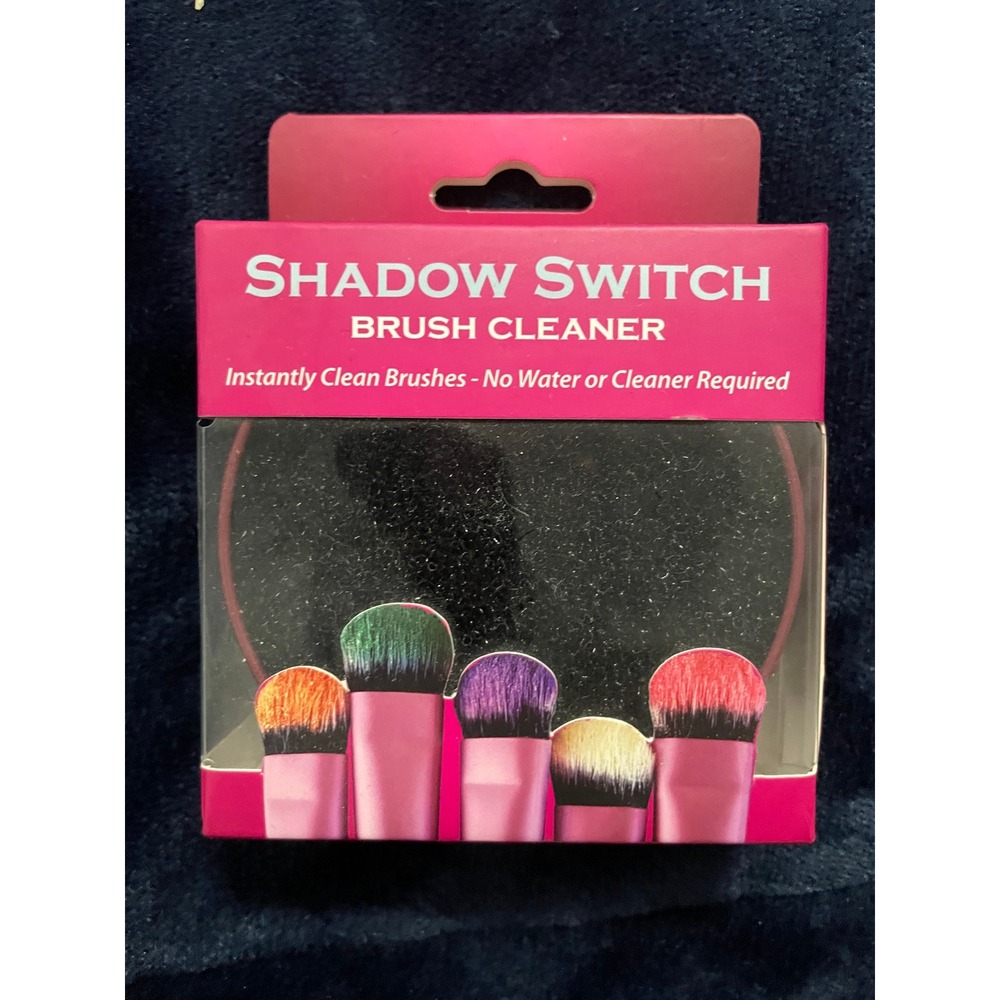 Edje Beauty Shadow Switch Brush Cleaner Dry Makeup Sponge Color Remover Pink Box